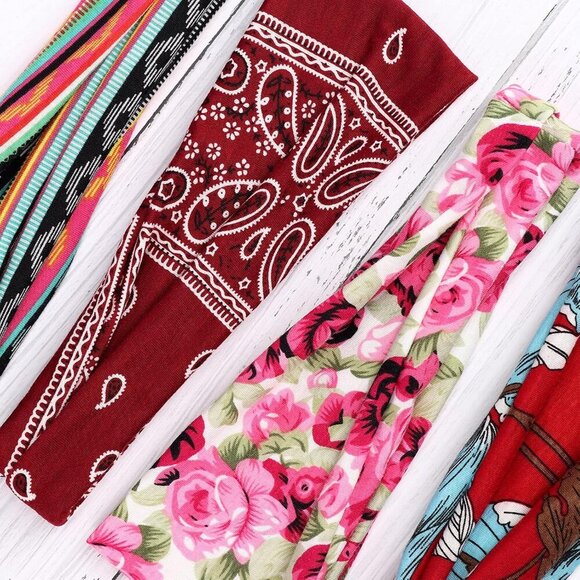 Yoga Running Leopard Headbands for Women Elastic Non-Slip Headbands Sports Worko - Picture 5 of 9